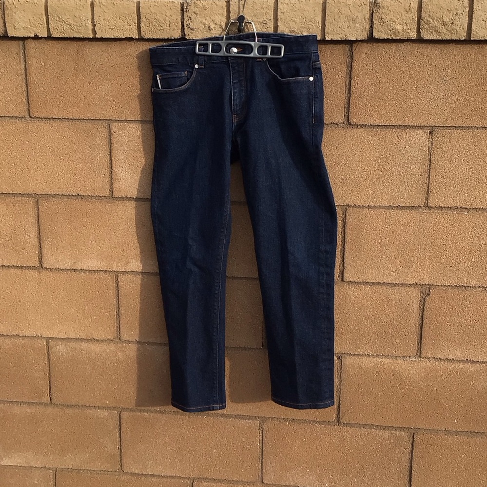 Peter Millar Indigo Denim Pants Selvedge 33/28 great used conditions